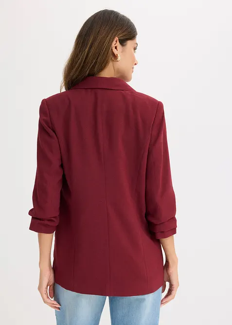 L&aring;ng kavaj med draperade &auml;rmar, bonprix