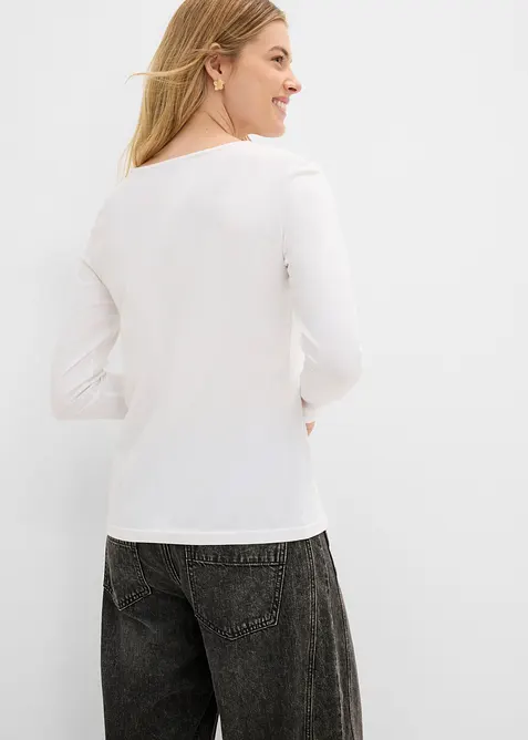 L&aring;ng&auml;rmad topp (2-pack), bonprix