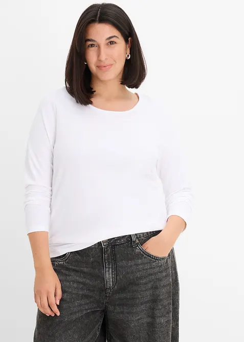 L&aring;ng&auml;rmad topp (2-pack), bonprix