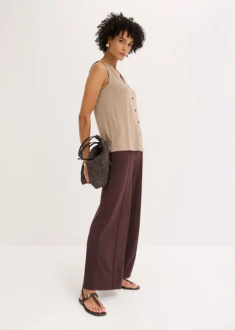 Marlenebyxa i jersey, bonprix