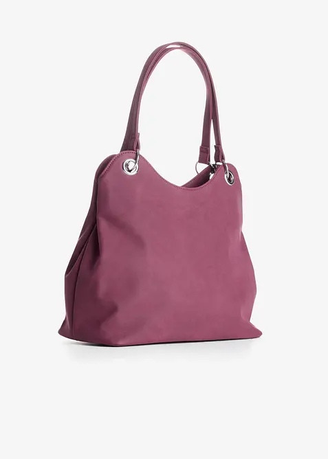Handv&auml;ska med mockalook, bonprix