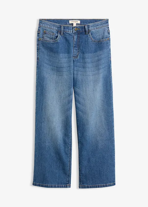 Wide Leg-jeans Mid Waist, bonprix