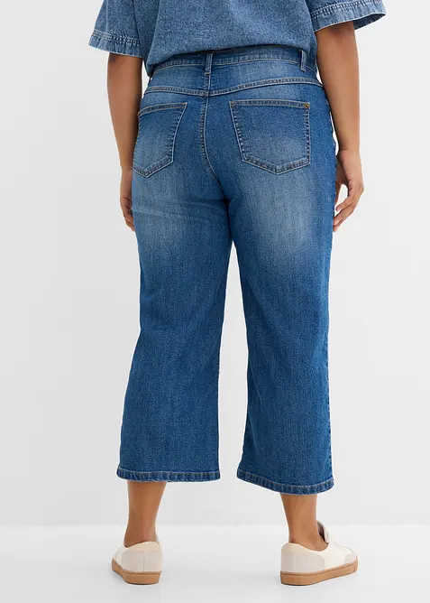 Wide Leg-jeans Mid Waist, bonprix