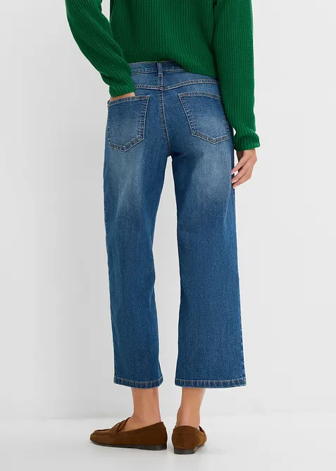 Wide Leg-jeans Mid Waist, bonprix