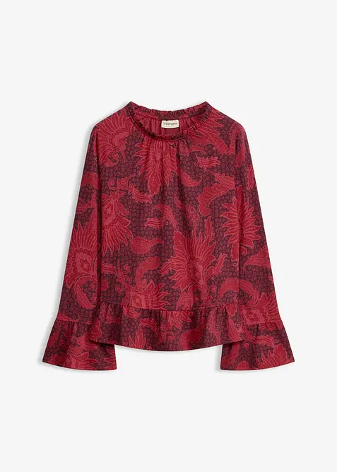 Blus av mjuk modalmix, bonprix