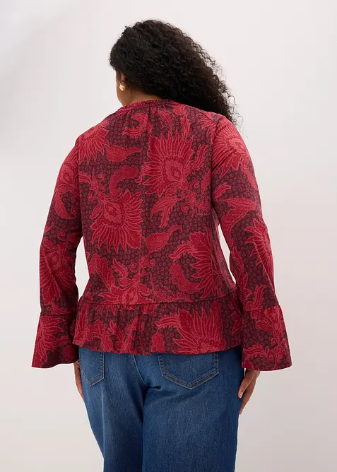 Blus av mjuk modalmix, bonprix