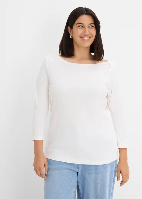 Topp av ekologisk bomull, bonprix