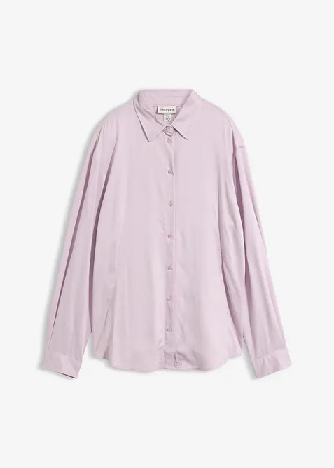 Skjortblus av mjuk viskos, bonprix