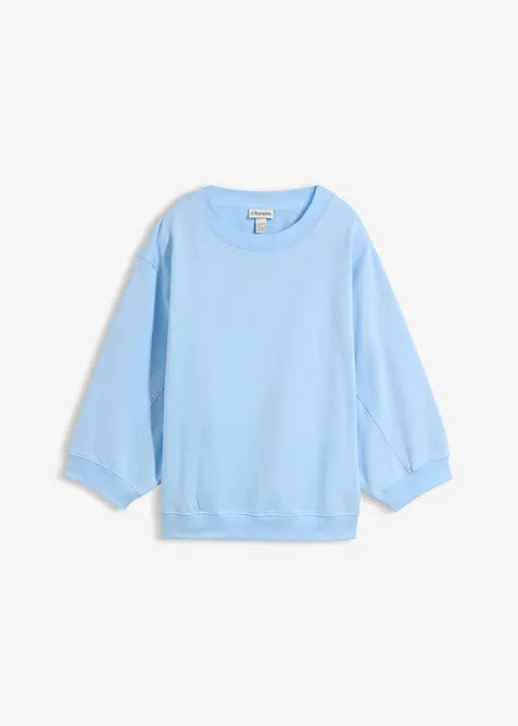 Oversized sweatshirt av bomull, bonprix