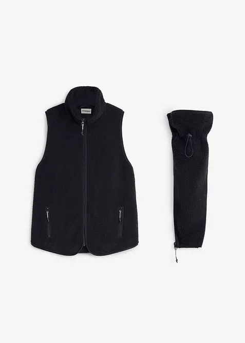 Mammav&auml;st med babyficka i teddyfleece, bonprix