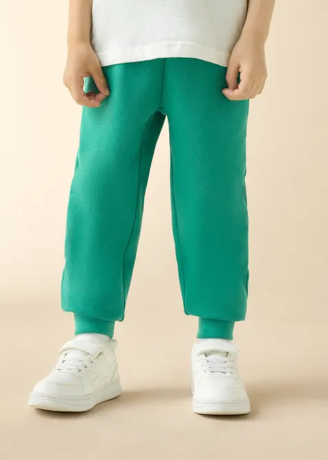Joggingbyxa av mjuk bomullsmix (2-pack), bonprix