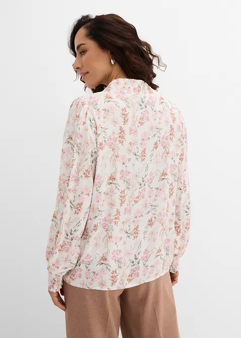 Blus i f&ouml;ljsam viskos, bonprix