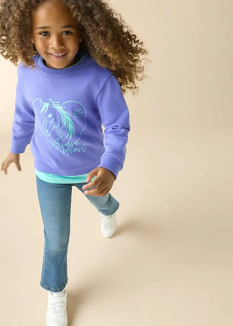 Sweatshirt med ekologisk bomull, bonprix