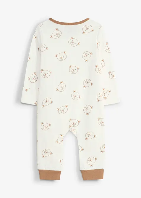 Pyjamas av ekologisk bomull (2-pack), bonprix