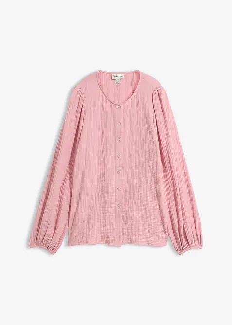 Oversizeblus i mjuk muslin, bonprix