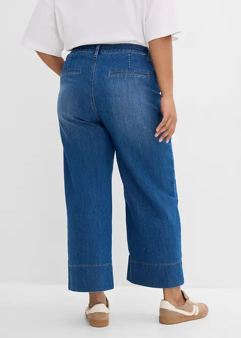 Jeans med Wide Leg och High Waist, bonprix