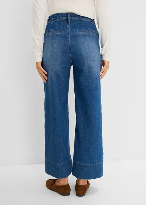 Jeans med Wide Leg och High Waist, bonprix