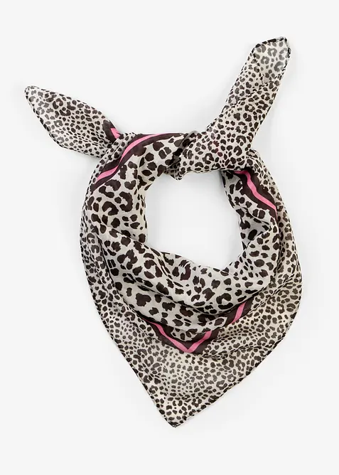 Scarf med leopardm&ouml;nster, bonprix