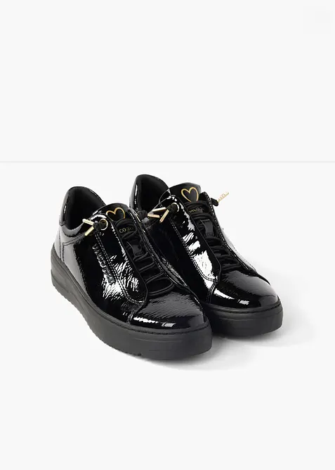 Marco Tozzi-sneakers i lackmaterial, Marco Tozzi