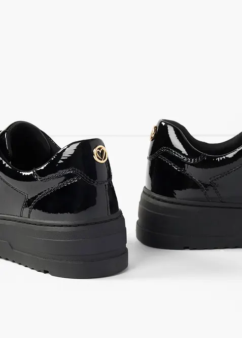 Marco Tozzi-sneakers i lackmaterial, Marco Tozzi