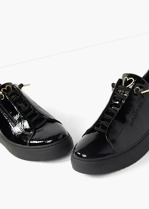 Marco Tozzi-sneakers i lackmaterial, Marco Tozzi