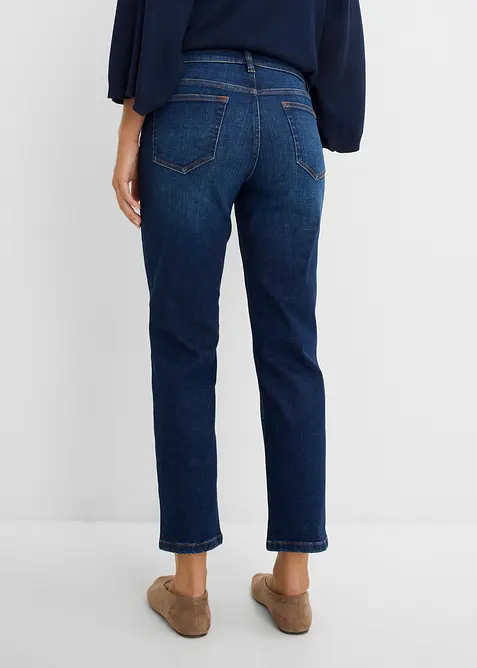 Straight Jeans Mid Waist cropped, bonprix