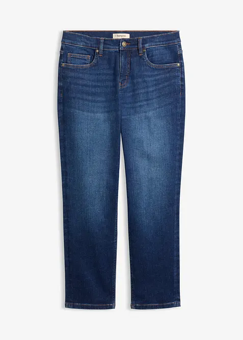 Straight Jeans Mid Waist cropped, bonprix