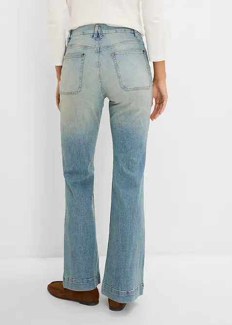 Flared jeans, Mid Waist, bonprix