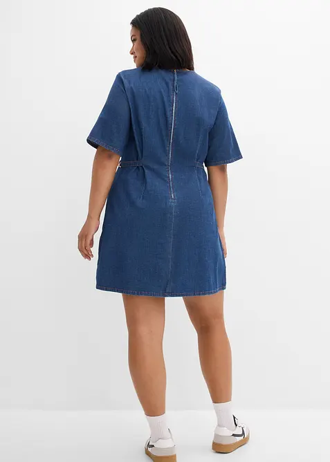 Jeanskl&auml;nning i bomullsstretch, bonprix