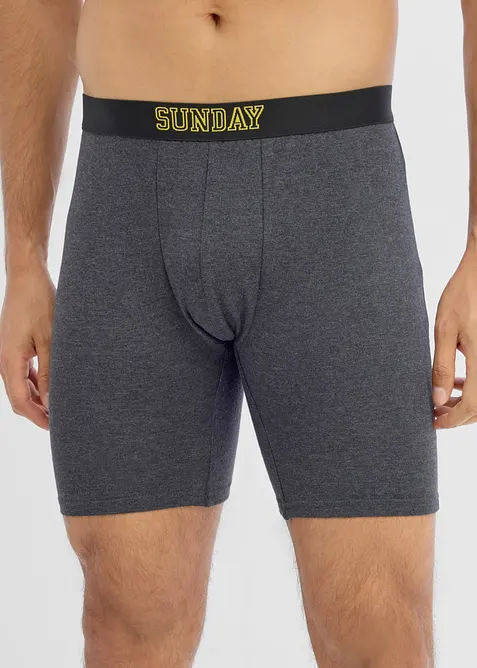 L&aring;nga boxershorts med bomull (7-pack), bonprix