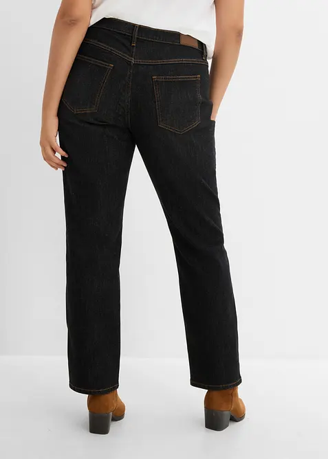 Straight jeans Mid Waist, Stretch, bonprix