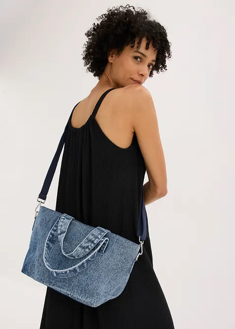 Handv&auml;ska i denim, bonprix