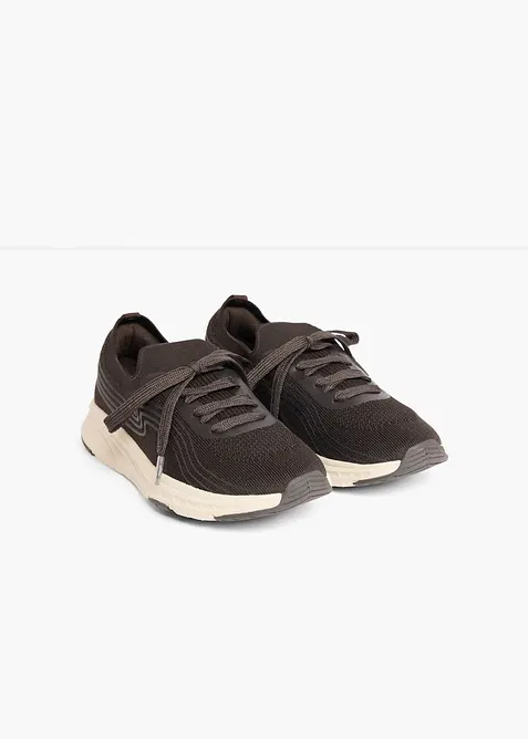 Sneakers i mjukt material, bonprix