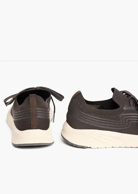 Sneakers i mjukt material, bonprix