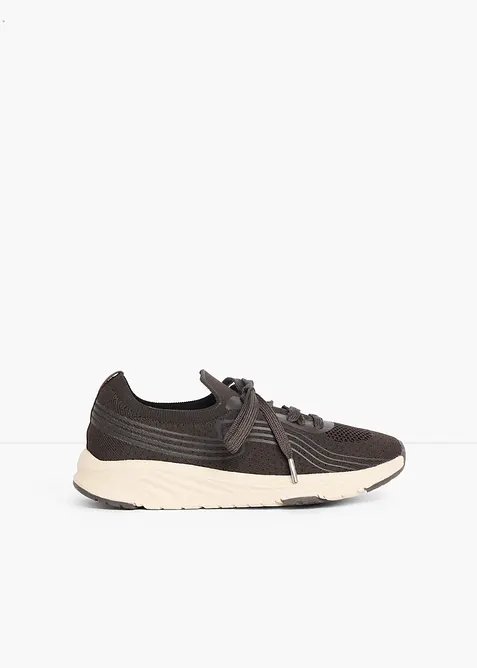 Sneakers i mjukt material, bonprix