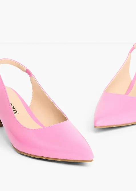 Slingbackpumps med smal klack, bonprix