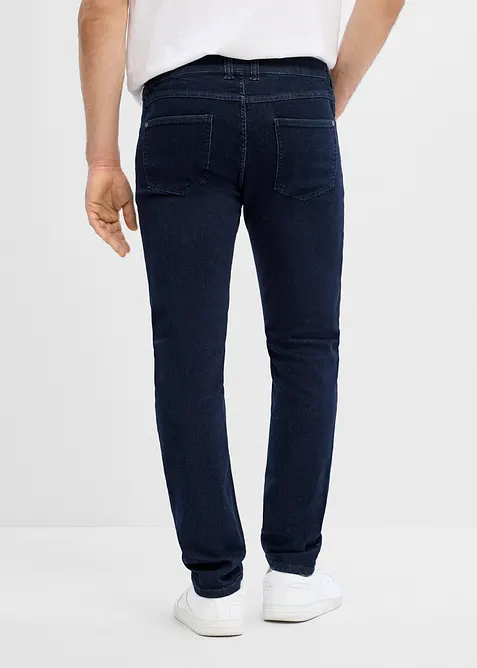 Slim Fit Jeans med res&aring;rmidja, Straight, bonprix