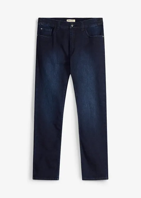 Slim Fit Jeans med res&aring;rmidja, Straight, bonprix