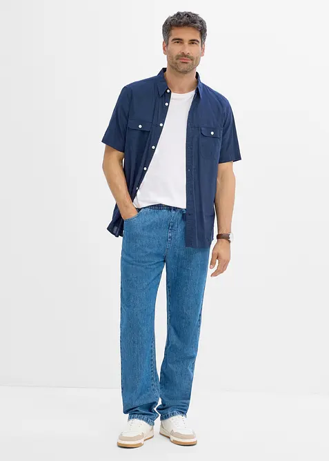 Dra p&aring;-jeans, Classic Fit, Straight, bonprix