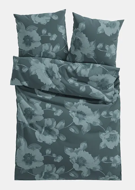P&aring;slakanset i linon med blomm&ouml;nster, bonprix