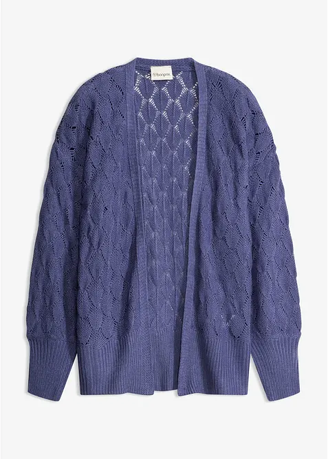 H&aring;lm&ouml;nstrad cardigan, bonprix