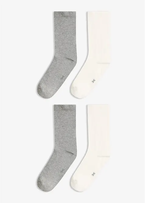 Strumpor med mjuka skaft (4-pack), bonprix