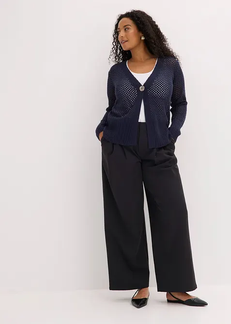 H&aring;lm&ouml;nstrad cardigan, bonprix