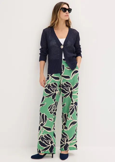 H&aring;lm&ouml;nstrad cardigan, bonprix