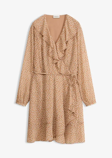 Minikl&auml;nning med omlottlook, bonprix