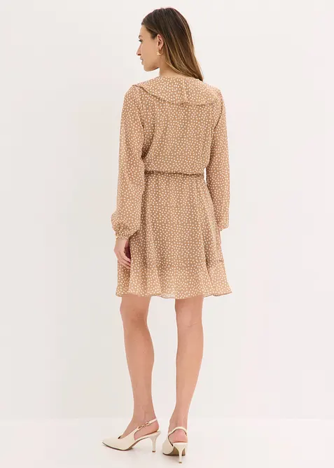 Minikl&auml;nning med omlottlook, bonprix