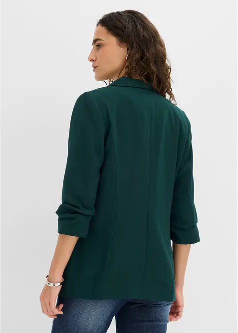L&aring;ng kavaj med draperade &auml;rmar, bonprix