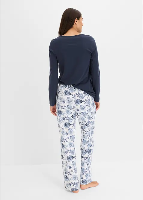 Pyjamas av ekologisk bomull, bonprix