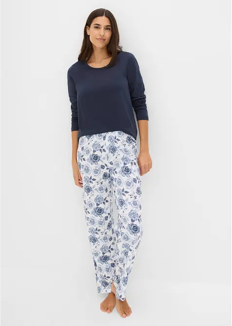 Pyjamas av ekologisk bomull, bonprix