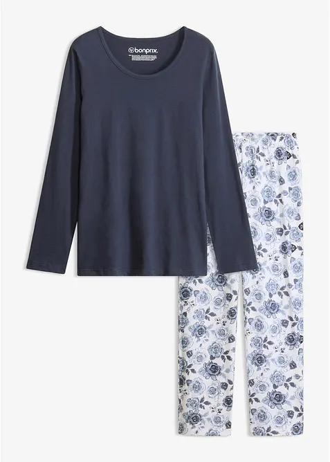 Pyjamas av ekologisk bomull, bonprix